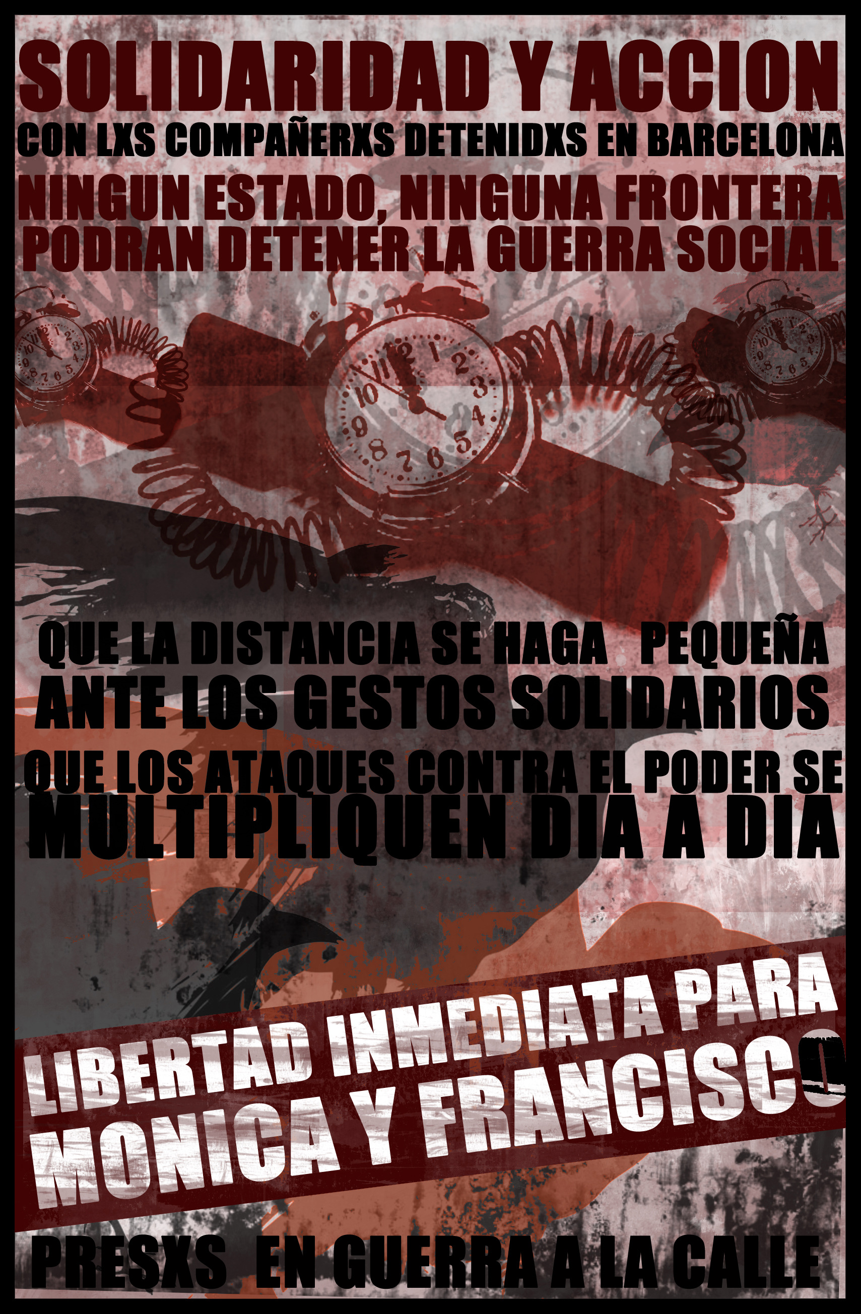 Solidaridad Acusadxs Comando Mateo Morral