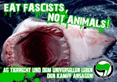 Cómete fascistas, no animales